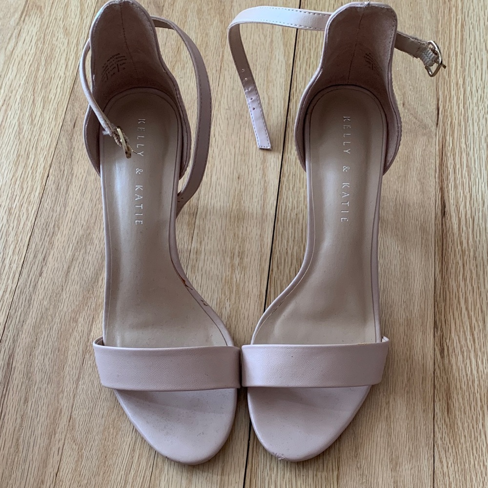 Kelly & Katie Blush Heeled Sandals